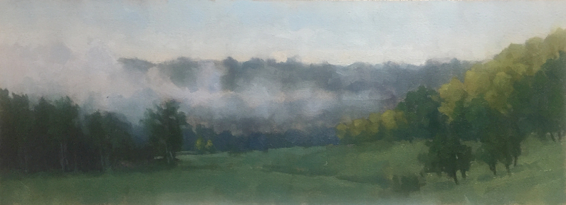 Morning mist artwork from Kevin Miller Fine Art